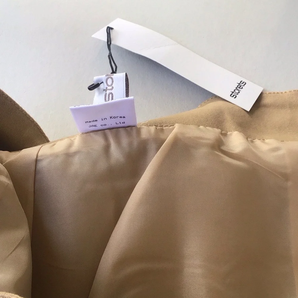 Storets Cora cargo mini skirt Beige Belted Skirt